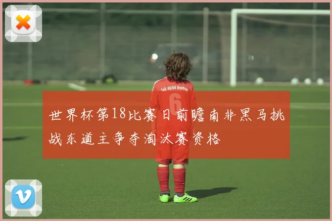 世界杯第18比赛日前瞻南非黑马挑战东道主争夺淘汰赛资格